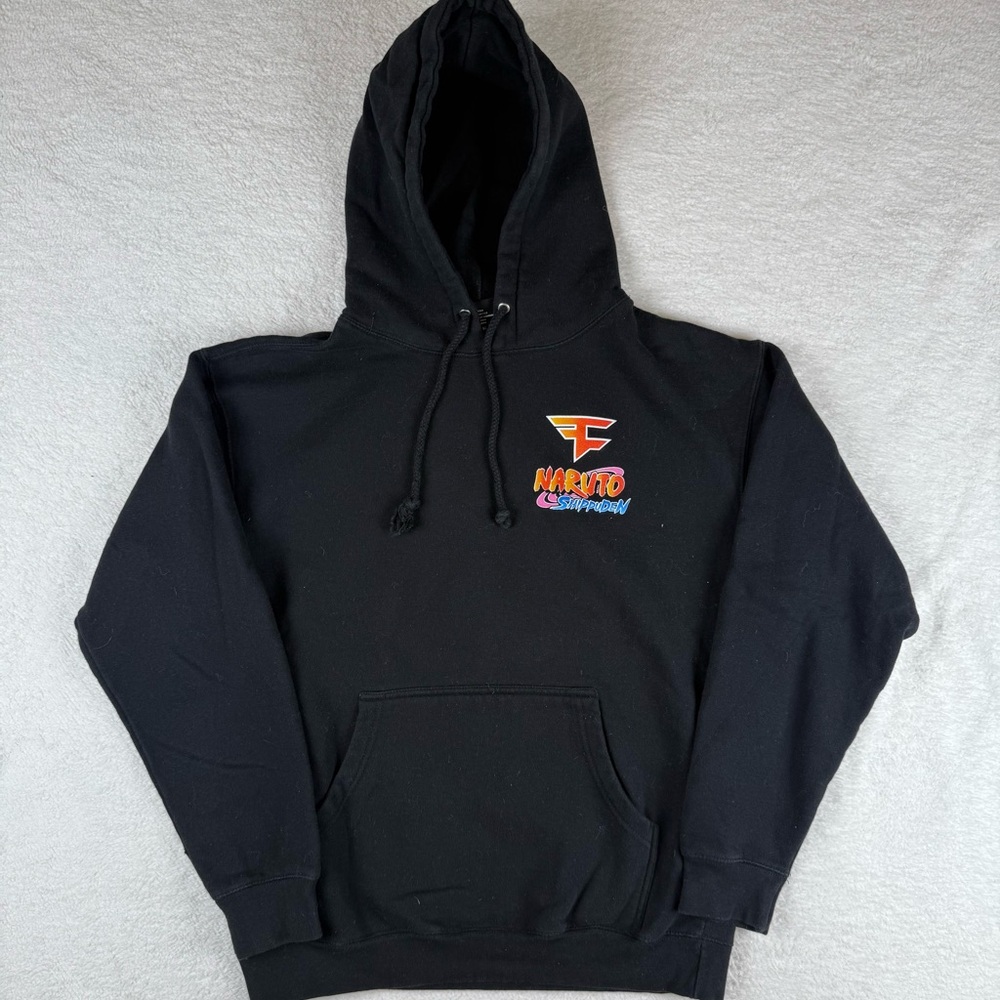 Limited Edition Faze Clan x Naruto Shippuden Collab Pullover Hoodie Mens Medium